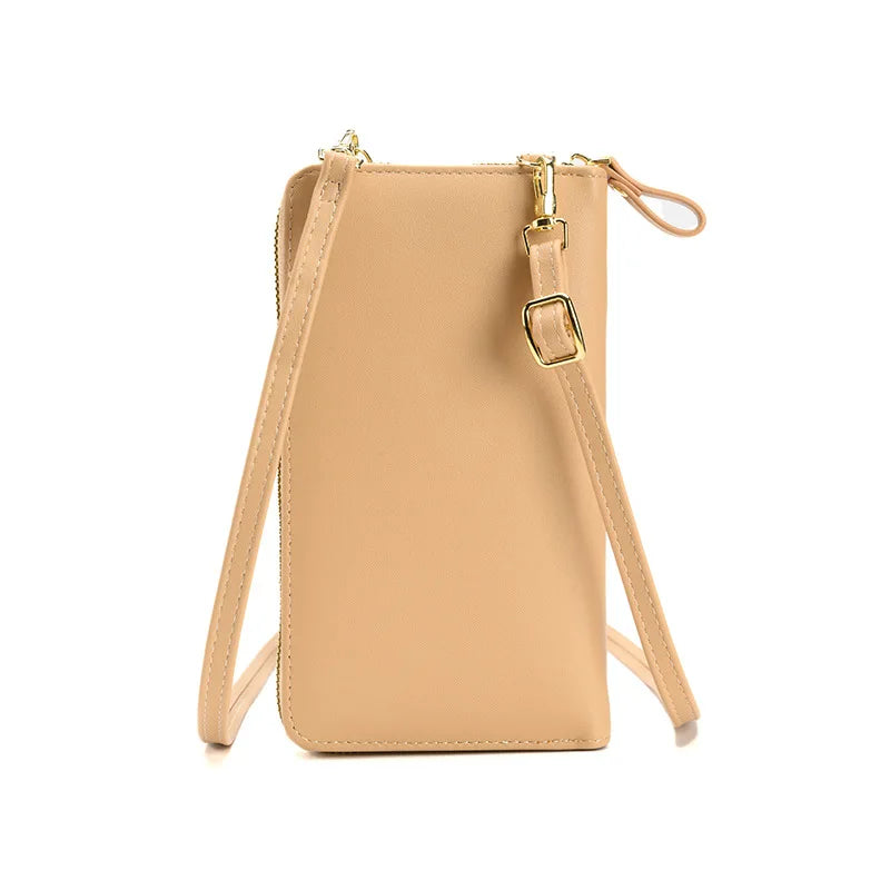 SCOFY Floral Small Phone Bag Women PU Leather Crossbody Mini Shoulder Purses Han