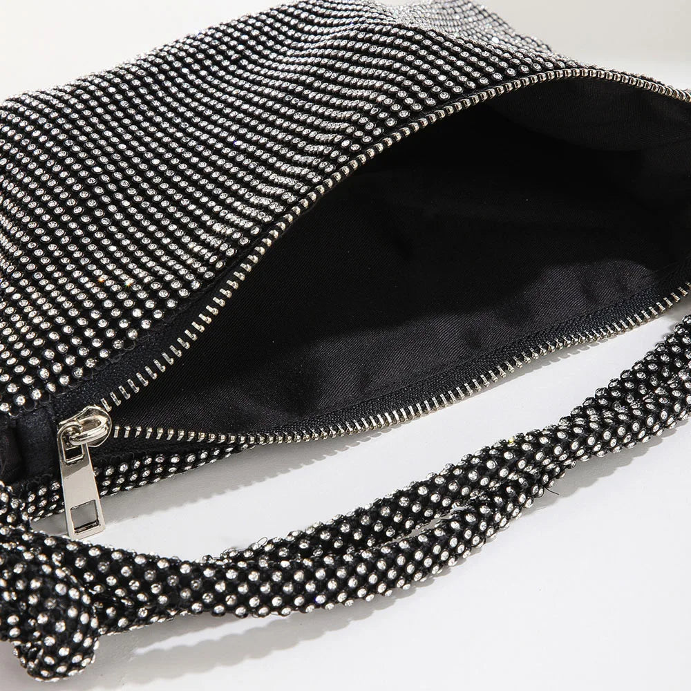 SCOFY Diamond Party Wedding Clutch Tote Bag Purses Handbags Women Rhinestones