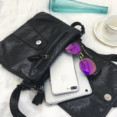 SCOFY Soft PU Leather Crossbody Bag for Women Small Travel Shoulder Bags