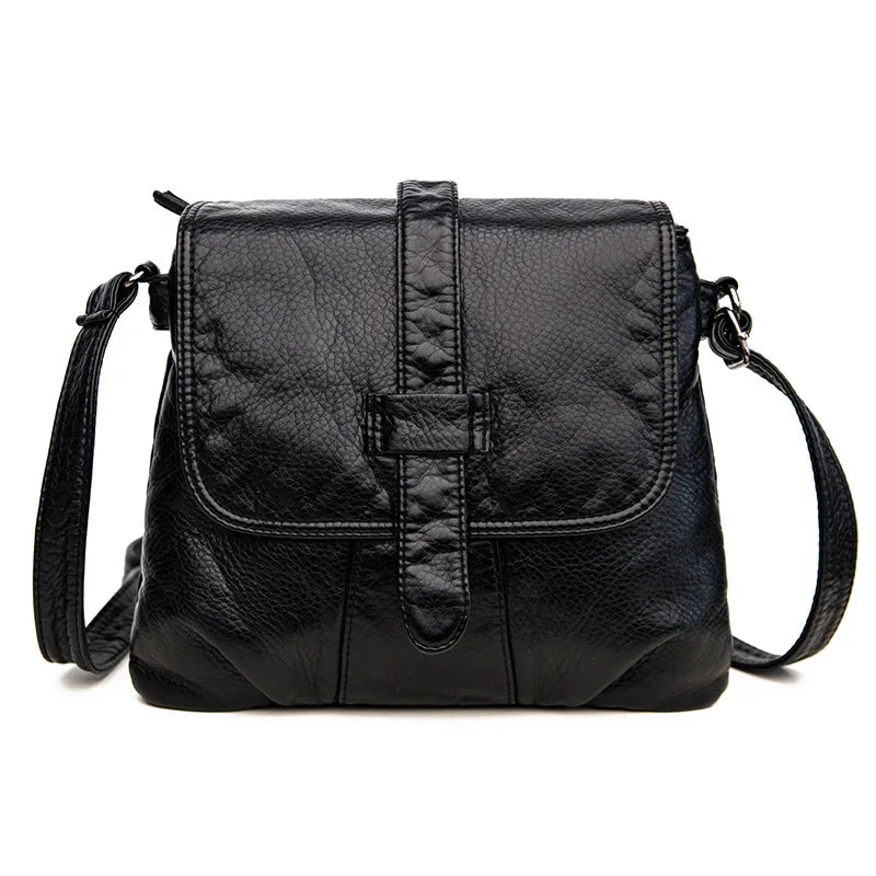 SCOFY Soft PU Leather Crossbody Bag for Women Small Travel Shoulder Bags