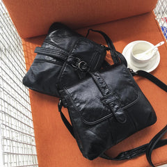 SCOFY Soft PU Leather Crossbody Bag for Women Small Travel Shoulder Bags