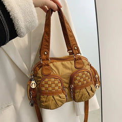 SCOFY Soft PU Leather Shoulder Bags for Women Tote Bags Purses