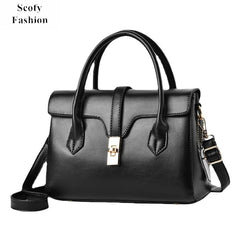 SCOFY Solid Shoulder Bags for Women Purses Handbags Crossbody Vintage Tote