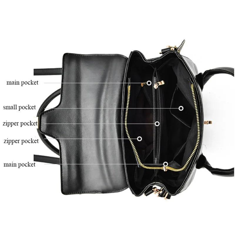SCOFY Solid Shoulder Bags for Women Purses Handbags Crossbody Vintage Tote