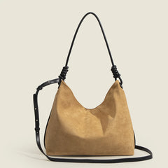 Velvet Winter Shoulder Bags for Women PU Leather Tote Bags Minimalist Crossbody