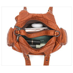 SCOFY High Woman Messenger Bag Soft Leather Handbags Famous Women Shoulder Tote