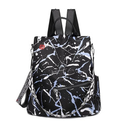 SCOFY Stripe Prints Backpack Purse for Women