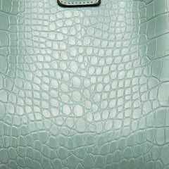 SCOFY Serpentine PU Leather Bucket Bag Small Handbag Crossbody Bag