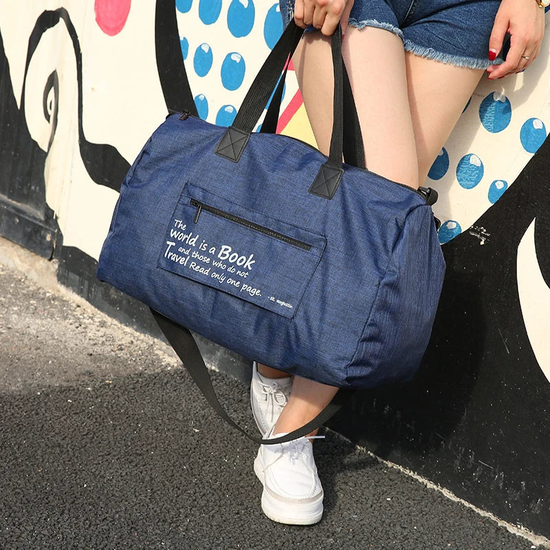 Waterproof Folding Travel Bag Big Weekend Bag Carry On Luggage Bags