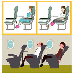 Portable Travel Footrest Flight Carry-on Organizer