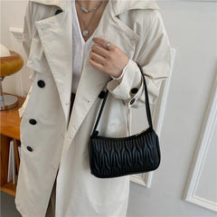 Women Shoulder Bag PU Leather Casual Messenger Underarm