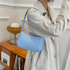 Women Shoulder Bag PU Leather Casual Messenger Underarm