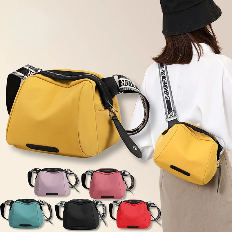 Women's Nylon Shoulder Bag Large Capacity Crossbody in Colorful