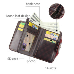 SHUJIN Men's Wallet Clutch Bag Billeteras Para Hombre Mens Wallet Man Purse