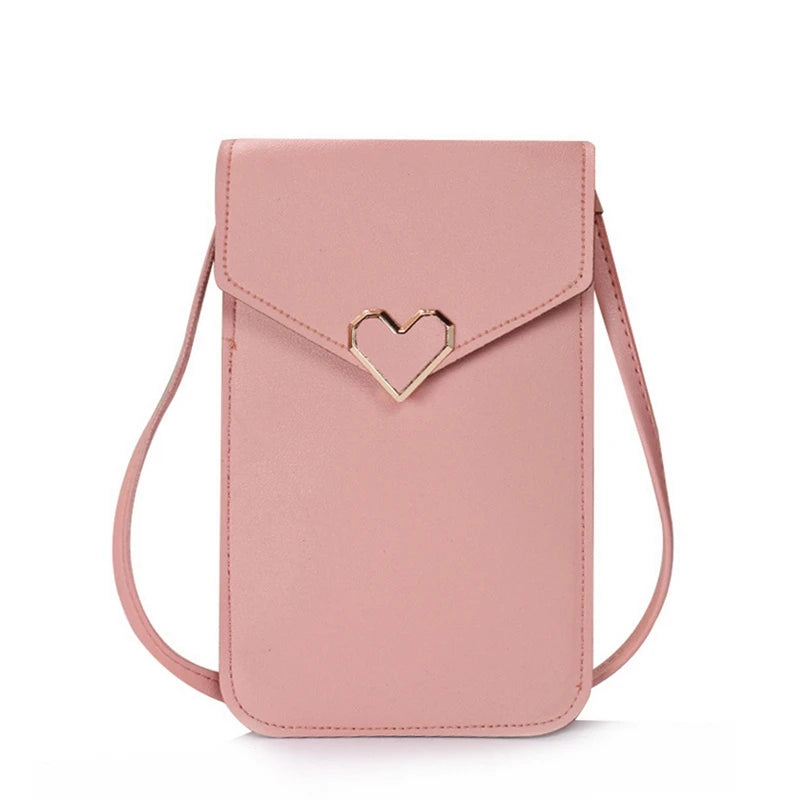 Touch Screen Cell Phone Purse Women Smartphone Bags Wallet Leather Shoulder Stra