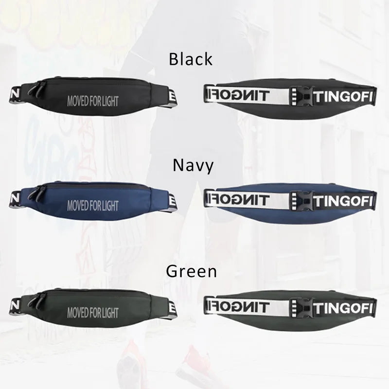 Waterproof Money Belt Bag for Sports Travel, Unisex Fanny Pack