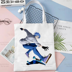 SK8 The Infinity Canvas Tote Eco Bag Anime Skate Boys Shoulder Beach Shopper