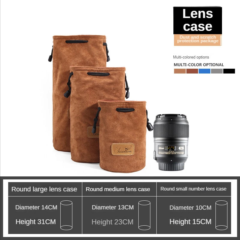 Camera Lens Sack Storage Bag Shockproof Liner bag Various Specifications