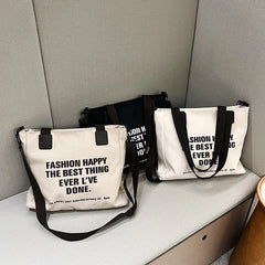 Canvas Women Handbags Cross Bag Youth Casual Ladies Large Capacity Shoulder Bag