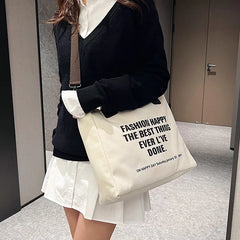Canvas Women Handbags Cross Bag Youth Casual Ladies Large Capacity Shoulder Bag