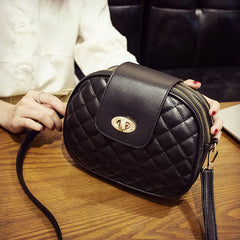 Diamond Lattice Crossbody Bags High Capacity Shoulder Bag Handbag