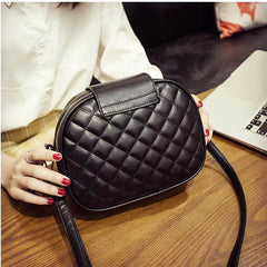 Diamond Lattice Crossbody Bags High Capacity Shoulder Bag Handbag