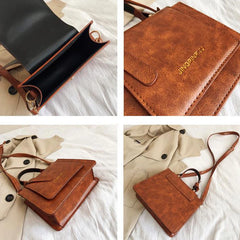 Autumn Winter Retro Bags Women Single Shoulder Messenger Mini Square Bags