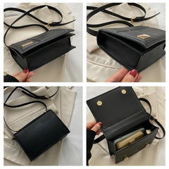Flap Bag PU Leather Shoulder Handbag Women Crossbody Tote Purse