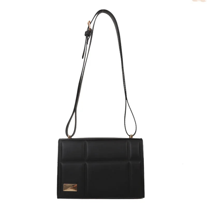 Flap Bag PU Leather Shoulder Handbag Women Crossbody Tote Purse