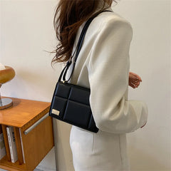 Flap Bag PU Leather Shoulder Handbag Women Crossbody Tote Purse
