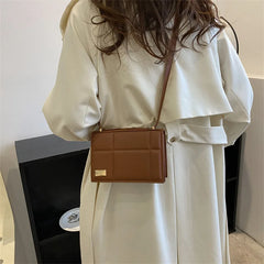 Flap Bag PU Leather Shoulder Handbag Women Crossbody Tote Purse