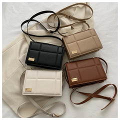 Flap Bag PU Leather Shoulder Handbag Women Crossbody Tote Purse