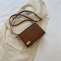 Flap Bag PU Leather Shoulder Handbag Women Crossbody Tote Purse