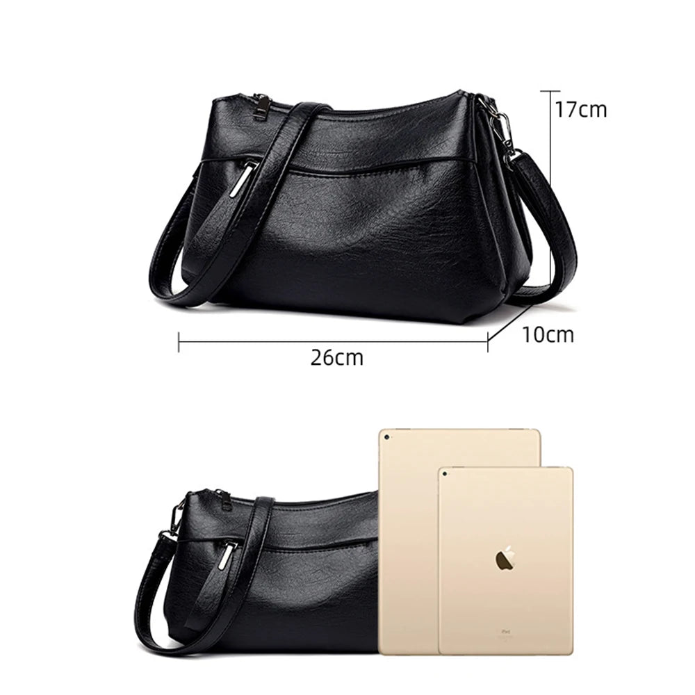 Leather Shoulder Bag For Women Crossbody Bags Ladies Handbags
