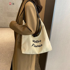Retro Canvas Shoulder Bag Women's Tote Handbag