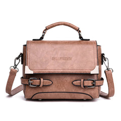 Vintage Leather Top-handle Bags Women Handbags Purse Shoulder Bag