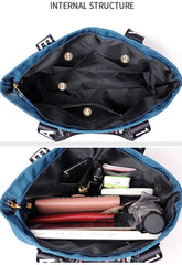 Spring Female Canvas Embroidery Shoulder Bag Environmental Storage Handbag