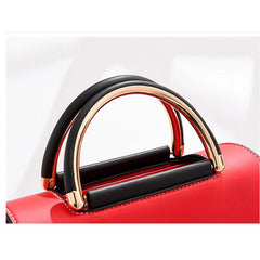 Women Shoulder Bag Casual Messenger Small Square Bag Metal Buckle Decoration