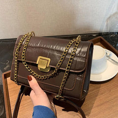 Women Vintage Handbags Female Wave Shoulder Messenger Crossbody Bags