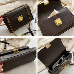 Women Vintage Handbags Female Wave Shoulder Messenger Crossbody Bags