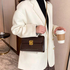Women Vintage Handbags Female Wave Shoulder Messenger Crossbody Bags