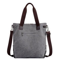 Large Capacity Women's Canvas Handbag Casual Shoulder Bag Vintage Crossbody