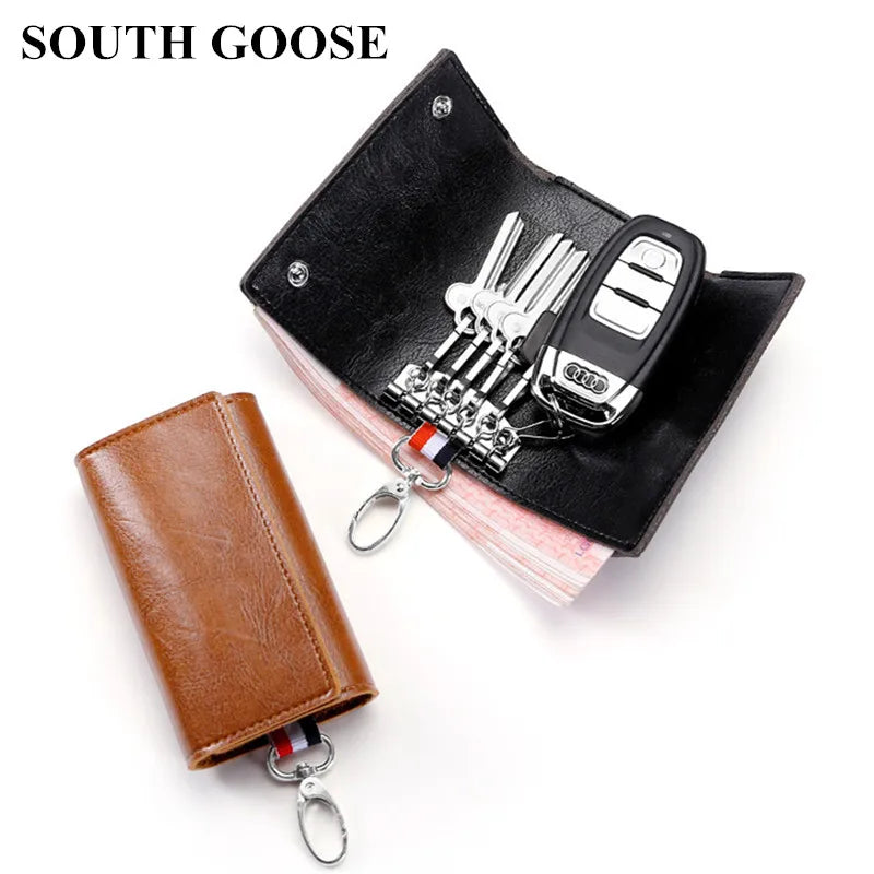 PU Leather Key Wallets Car Key Holders Men & Women Housekeeper Holders