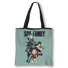 SPYFAMILY Anime Handbag Women Harajuku Spy x Family Canvas Anya Smug