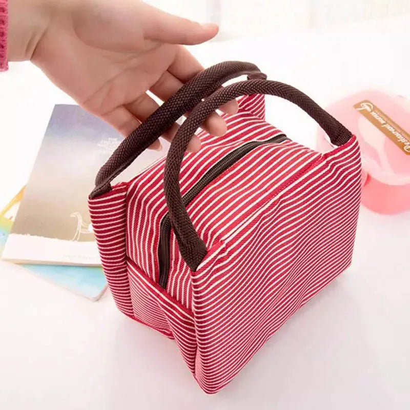 SUN EIGHT Fresh Food Bag Breakfast Bag Handbag Keep Warm Lunchbag