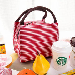 SUN EIGHT Fresh Food Bag Breakfast Bag Handbag Keep Warm Lunchbag