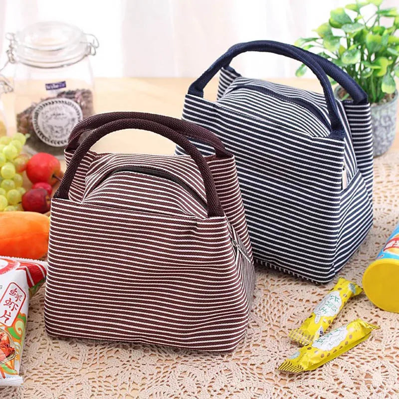 SUN EIGHT Fresh Food Bag Breakfast Bag Handbag Keep Warm Lunchbag