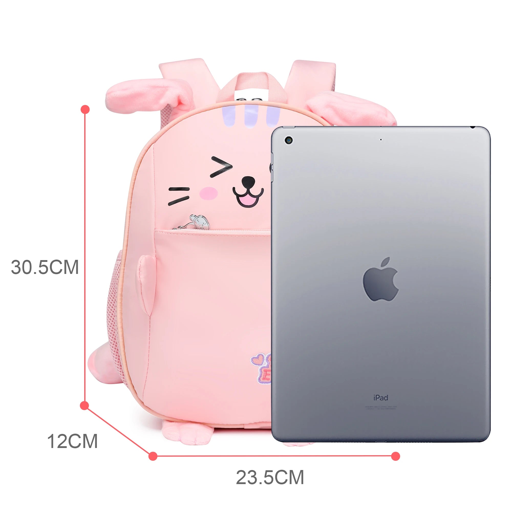 Nylon 16inch School Bag Zipper Unisex 0.5kg