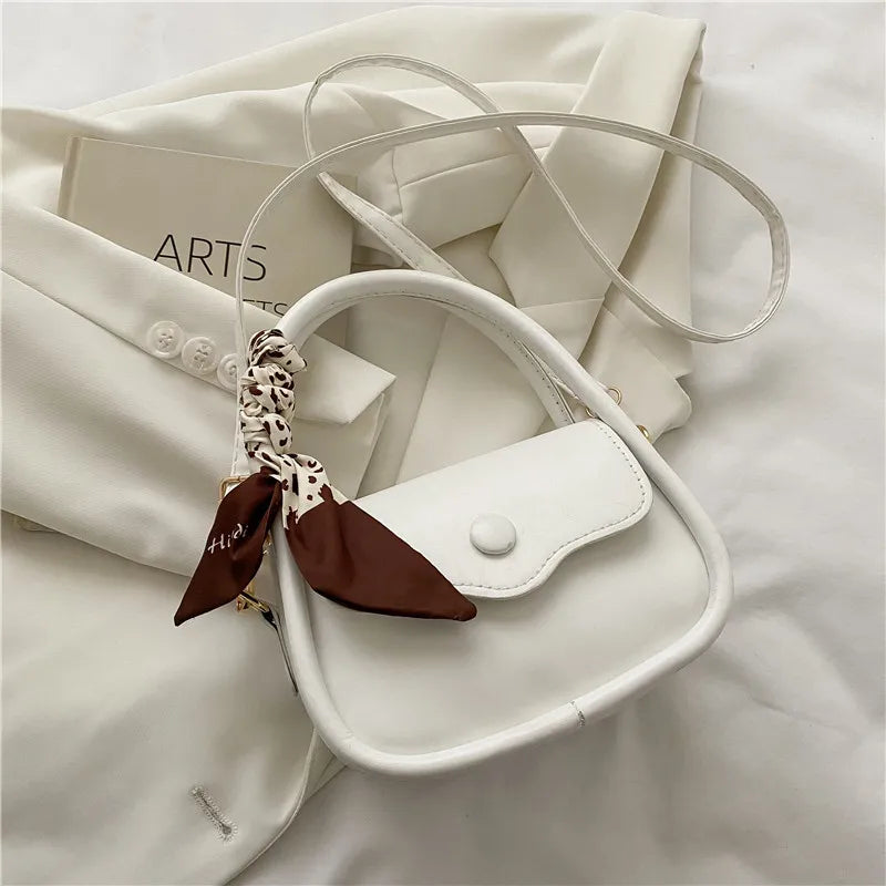 Ribbon Women Shoulder Bag Small Handbag Crossbody Purse