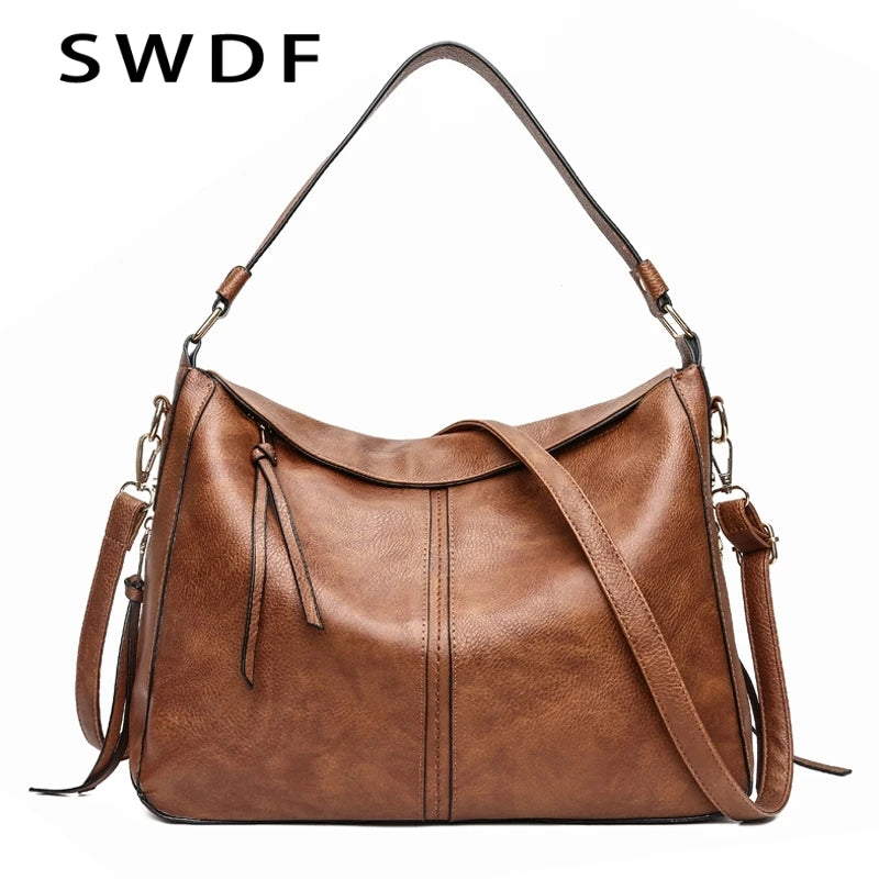 Women Shoulder Bag Large Tote Bags PU Leather Ladies Crossbody Messenger Bag